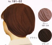 医療用帽子おしゃれヘアキャップ【天使の帽子】191さらさらうるおいコットン　薄綿軽量やわらか制電　 医療用キャップ 日本製