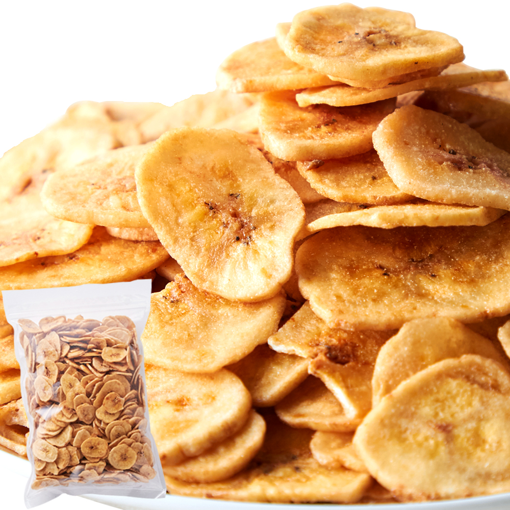 【お徳用】濃蜜バナナチップスどっさり!! 大容量500g簡易包装