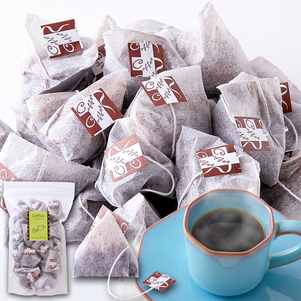 【お徳用】ヘーゼルナッツコーヒー(ティーパックタイプ)25包　Hazelnut　COFFEE　ブラジル産コーヒー豆