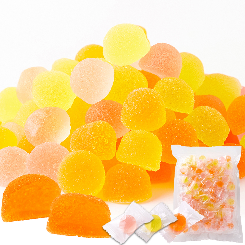 【お徳用】屋久島フルーツのペクチンゼリー3種500g(パッションフルーツ、たんかん、すもも) 個包装