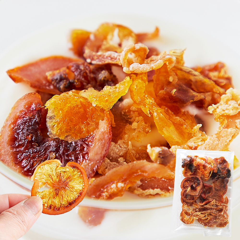 訳ありドライフルーツミックス100g簡易包装　愛媛県産の柑橘類だけで作りました