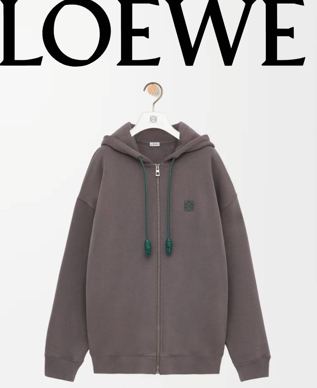 「Loewe」ジップアップ フーディーH526Y25X87（コットン）現行品【新品】