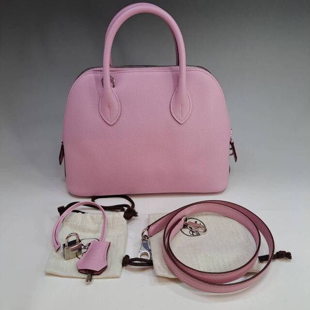 お値下げ！HERMES（エルメス）ハンドバッグ ボリードミニ1923 25  /モーヴシルベストル/エプソン/シルバー金具U刻印【新品】