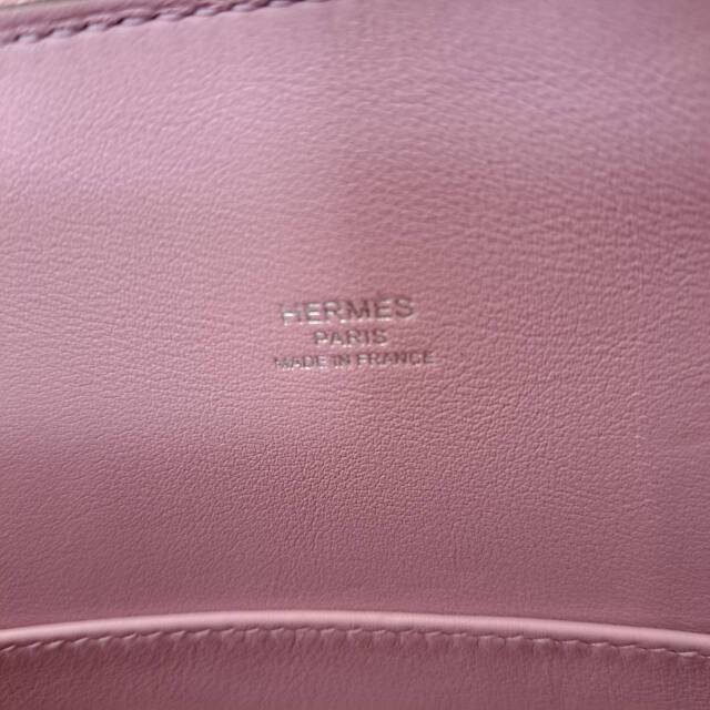 HERMES ベアンミニ モーヴシルベストル 金具シルバー D刻印 HERMES 送料無料 未使用 エルメス ベアン ミニ エプソン モーヴ