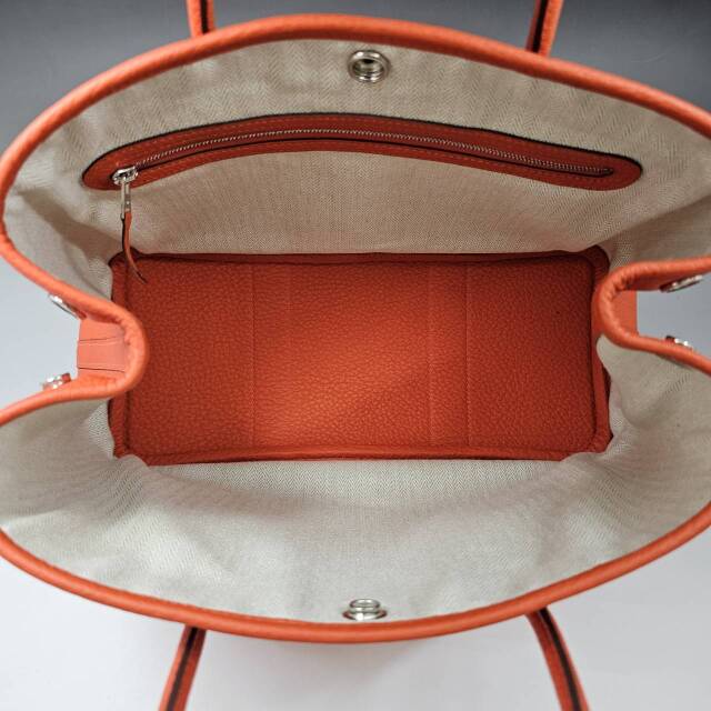 HERMES（エルメス）/ガーデンパーティー/TPM（30cm）/オレンジ