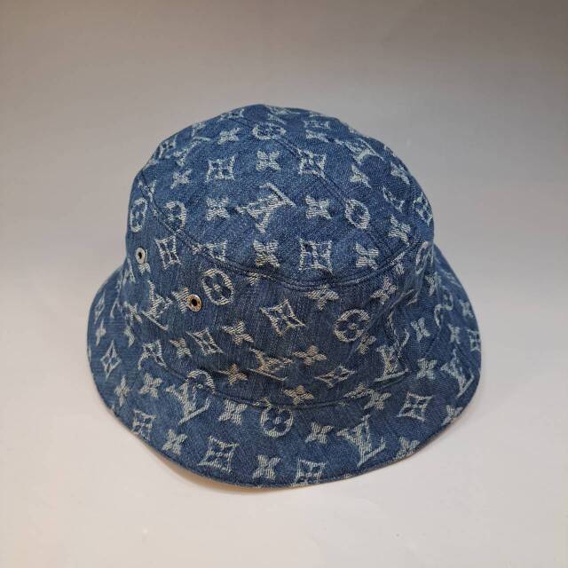 【LOUIS VUITTON】ルイヴィトン/デニムハット/リバーシブルUSED-ABクリーニング済み