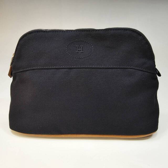 HERMES エルメス/ボリードポーチMM25 /noir(黒)/小物 化粧ポーチ/【新品】