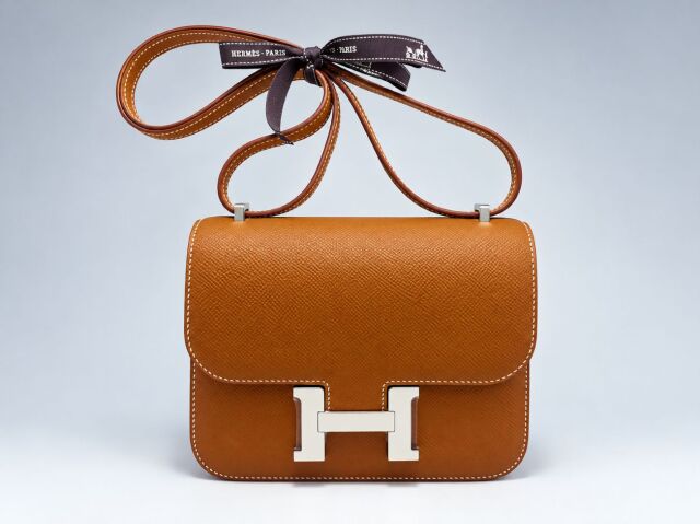 HERMES(エルメス)/ミニコンスタンス/18cm/ゴールド/ エプソン/ シルバー金具【新品】