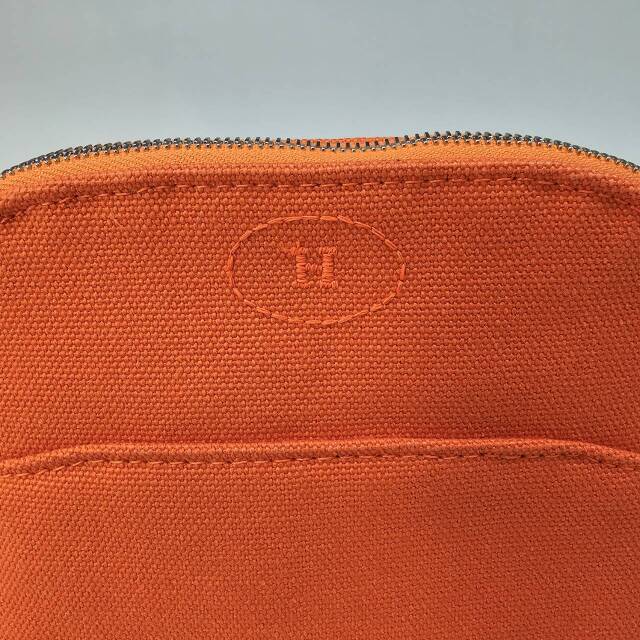 HERMES エルメス/ボリードポーチミニミニ16cm /オレンジ/小物 化粧  