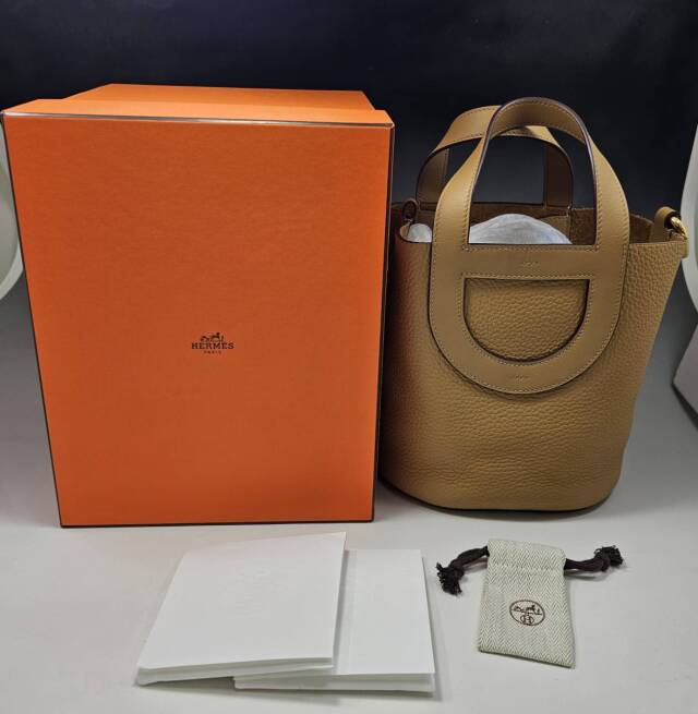 HERMES(エルメス）/インザループ/PM/ビスキュイ/トリヨンクレマランス/SV金具【新品】