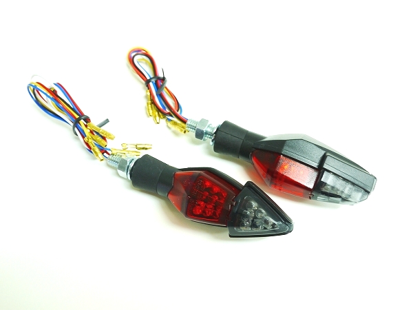 テールランプ付きLEDウインカー　レッド＆スモーク