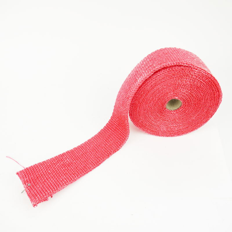 エキゾーストラップ サーモバンテージ レッド 耐熱バンド 5cm×10m