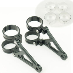 φ33 φ35 ヘッドライトステー アルミビレット 33mm 35mm 黒