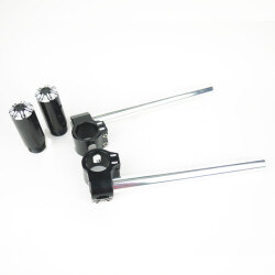 87-15スポーツスター 91-05ダイナ用セパハンキット セパレートハンドル フォーク延長キット アルミ削り出し 39mm 3インチアップ