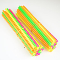 スポークスキン ラップ 21.5cm×76本入り 蛍光４色セット