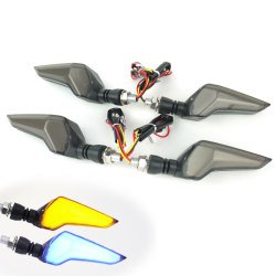 デュアルカラー LEDウインカー TYPE3 イーグル ブルー 1台分