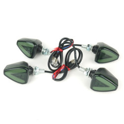 デュアルカラー LEDウインカー TYPE4 Vスタイル レッド 1台分