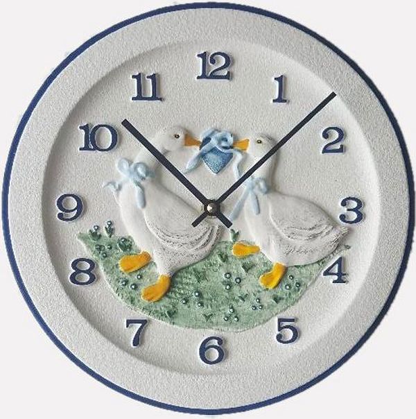 Terrastudio セラミック テラスタジオ 陶器 掛け時計 ドイツ製 Wall Clock 00-2407 壁掛け時計 手造り 贈り物
