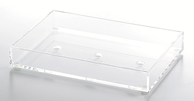 透明がお洒落！アクリルディスペンサー　レクタン用トレイ