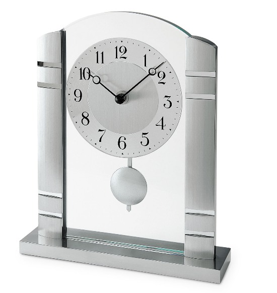 スタイリッシュで見やすい！AMS振り子置き時計 1118　AMS置き時計