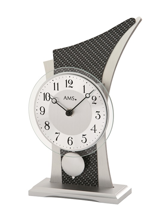 スタイリッシュデザイン！AMS振り子置き時計 1140　AMS置き時計