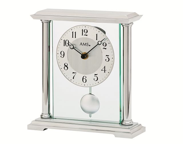 スタイリッシュで見やすい！AMS振り子置き時計 1142　AMS置き時計