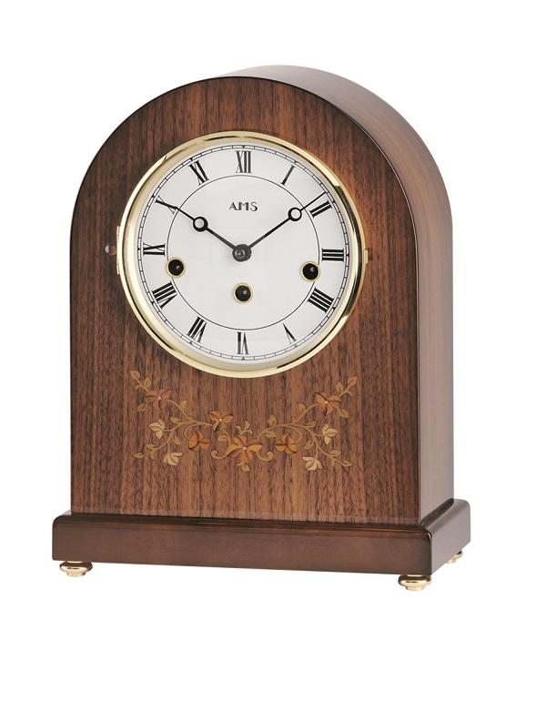 機械式が魅力！AMS報時置き時計 2154-1  アームス置時計