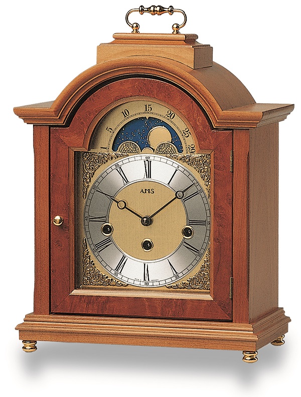 機械式が魅力！AMS報時置き時計 2195-9  アームス置時計