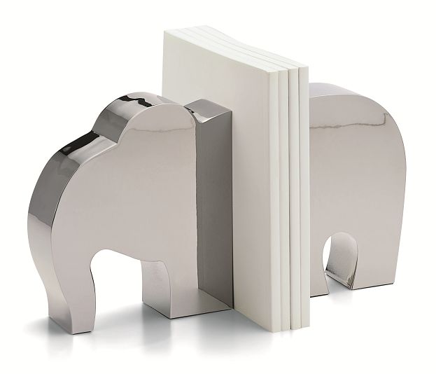 可愛い象の本立てです！　エレファントブックエンド　Philippi 254002 　ブックスタンド