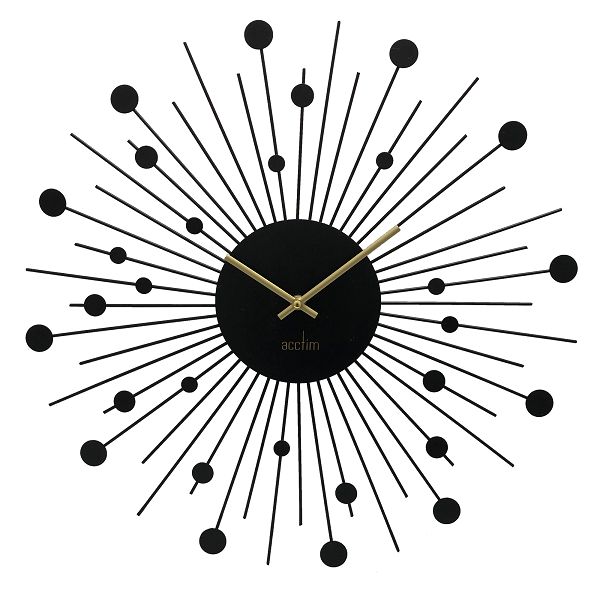 acctim  掛け時計 BRIELLE Wall Clock AC29643  MATT BLACK モダン イギリス【送料無料】