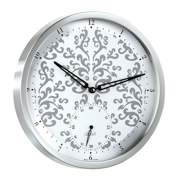 斬新なフローラルデザイン！　ヘルムレ（HERMLE)製掛け時計　Roseberry 30891-002100
