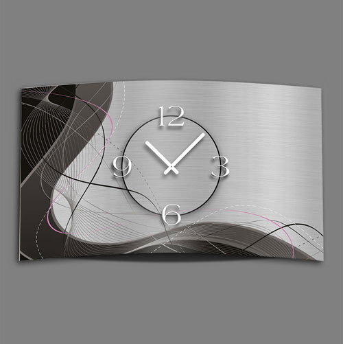 ドイツ　Dixtime  掛け時計　ディックスタイム　Alu-Dibond 　Wall Clock 3D-0053　壁掛け時計 モダン スタイリッシュ