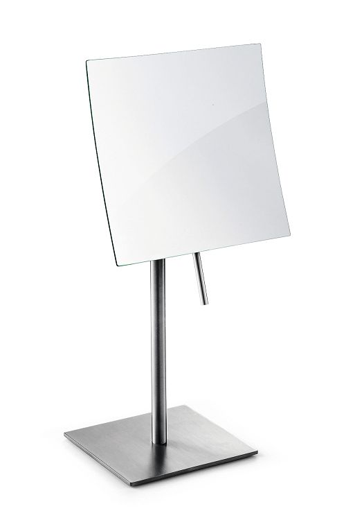 コスメティックミラー　ステンレススタンドミラー XERO　40013　ZACK　5倍拡大鏡