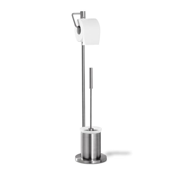 トイレットバトラー　 MARINO　40188  ZACK トイレットペーパーａｎｄトイレブラシスタンド