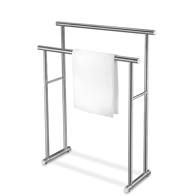 ZACKのシンプルでスマートなタオルハンガー！ タオルラック　FINIO　40245 ステンレス製 ＺＡＣＫ　