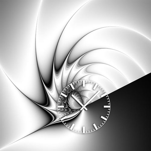 ドイツ　Dixtime  掛け時計　ディックスタイム　Alu-Dibond 　Wall Clock 4213　壁掛け時計 モダン スタイリッシュ