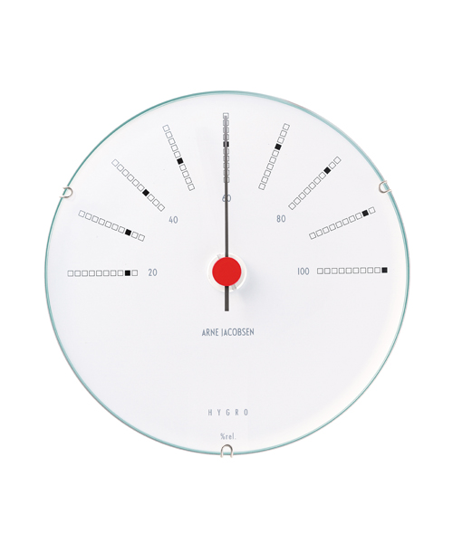 アルネ・ヤコブセン 湿度計　ARNE JACOBSEN Wall 　Hygrometer Bankers 120mm　43685