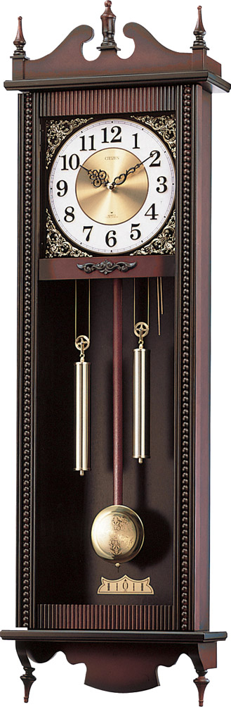 格調高く時の訪れを告げます！　報時付き振り子時計　アントワーヌ　4MJ743-006シチズン時計
