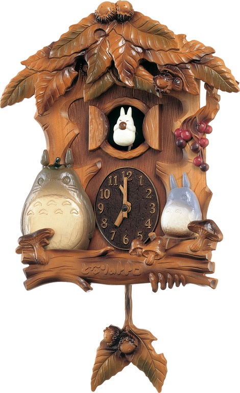 「となりのトトロ」のテーマ曲が流れます！　ととろの振り子時計　トトロM806A　4MJ806MA06 リズム時計