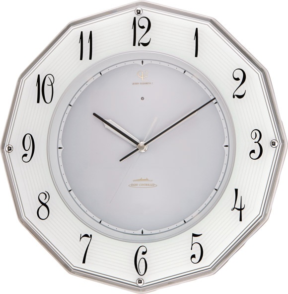 美しいガラスの掛け時計　ハイグレード　RHG-E002　掛け時計　リズム時計　壁掛け時計 4MY780HG19　無料名入れ