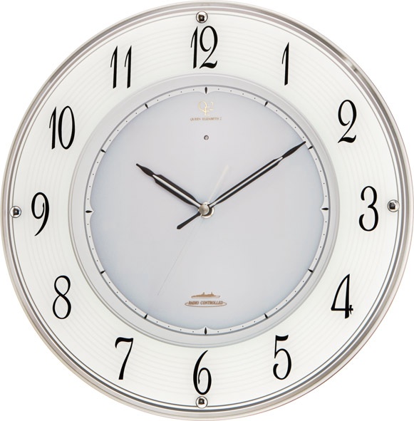 美しいガラスの掛け時計　ハイグレード　RHG-E003　掛け時計　リズム時計　壁掛け時計 4MY781HG19　無料名入れ