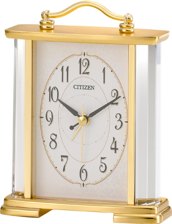 豪華な金メッキ仕上げが魅力！置き時計 エラン14　4REA14-060　シチズン時計