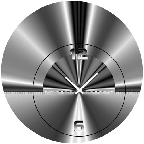 ドイツ　Dixtime  掛け時計　ディックスタイム　Alu-Dibond 　Wall Clock 5070　壁掛け時計 モダン スタイリッシュ