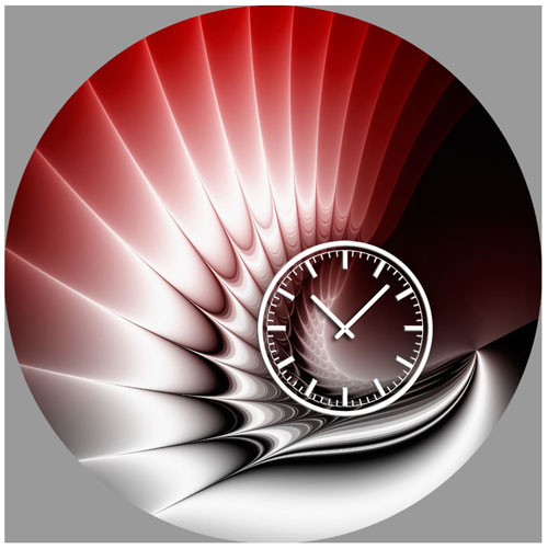 ドイツ　Dixtime  掛け時計　ディックスタイム　Alu-Dibond 　Wall Clock 5073　壁掛け時計 モダン スタイリッシュ