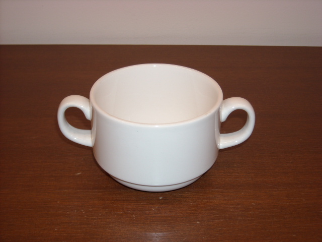 白いスープカップ　クラシックホワイトDUDSON