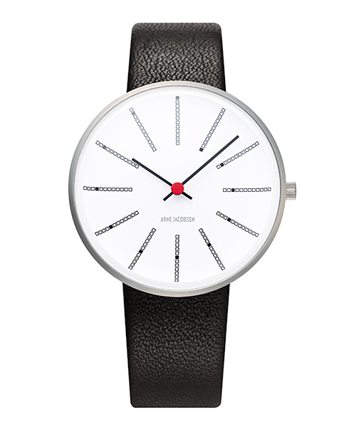 アルネ・ヤコブセン腕時計 ARNE JACOBSEN Bankers Watch Leather  34mm　53101-1601