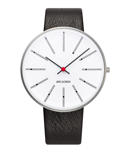 アルネ・ヤコブセン腕時計 ARNE JACOBSEN Bankers Watch Leather  40mm　53102-2001