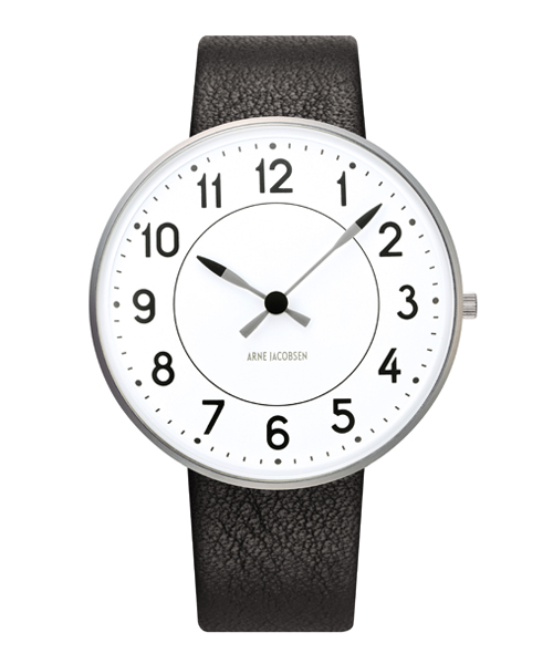 アルネ・ヤコブセン腕時計 ARNE JACOBSEN Station Watch Leather  40mm　53402-2001