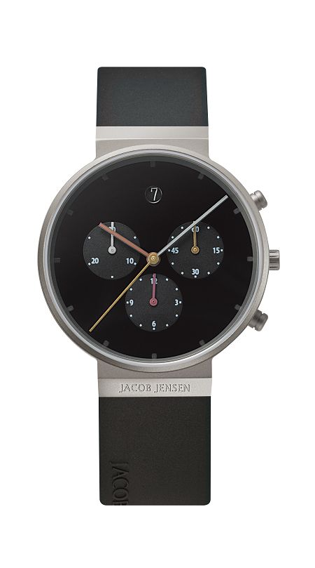 JACOB JENSEN腕時計　メンズリストウォッチ　Chronographクロノグラフ　JJ600  　ヤコブイェンセン腕時計