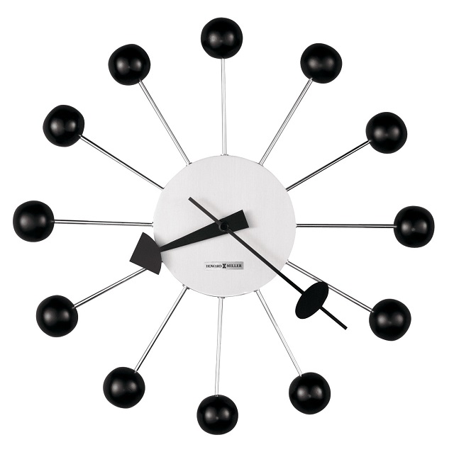 レトロ調でお洒落なボールクロク！ハワード・ミラーHoward Miller社製掛け時計　Ball Clock  625-333